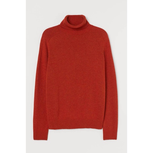 H&M Sweaters Hm Mens Wool Blend Fineknit Turtleneck Sweater Poshmark